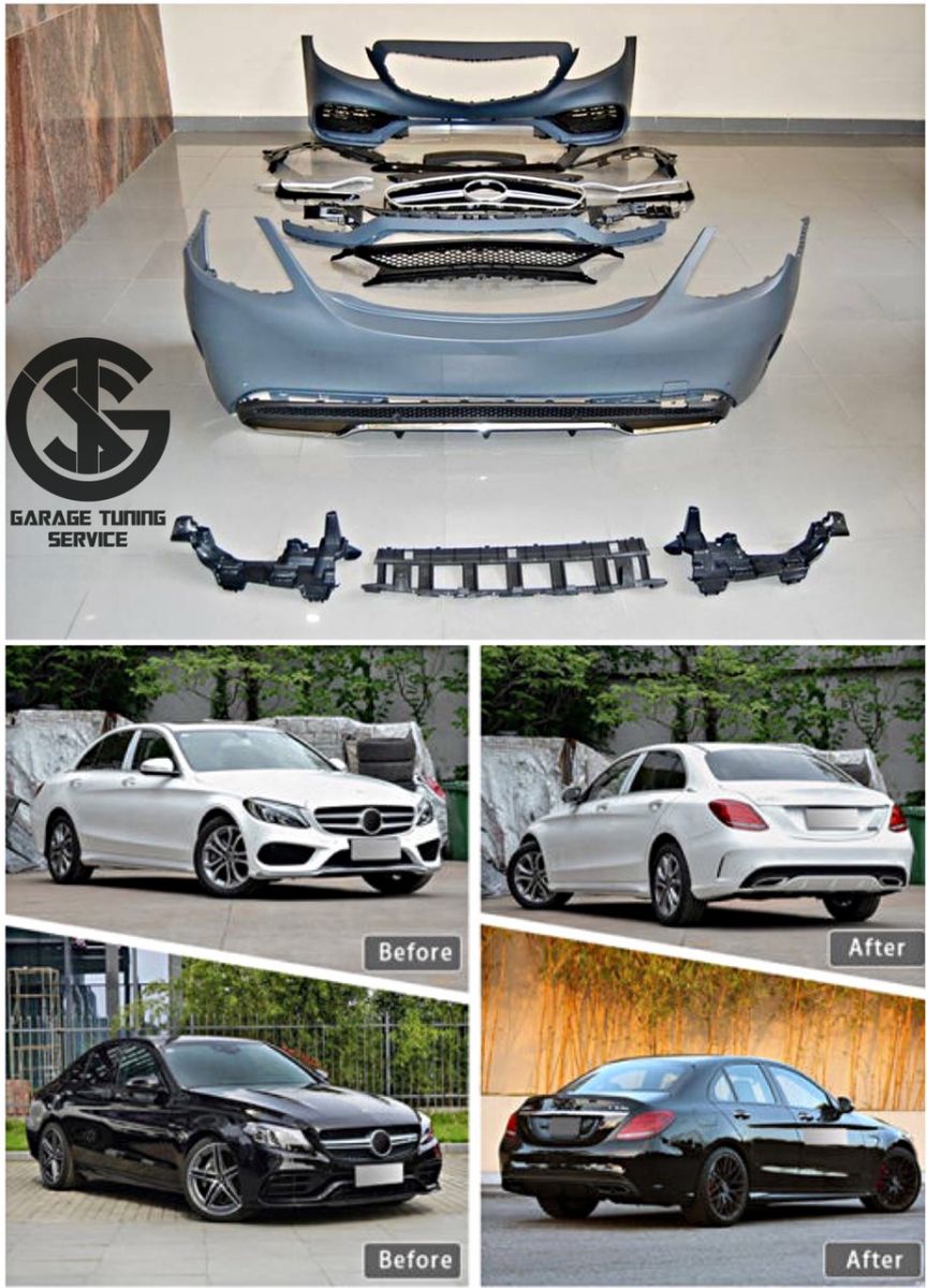 chuyên độ body kit mercedes c class